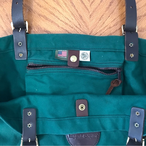 Duluth Pack Green Tote Bag - Picture 8 of 13